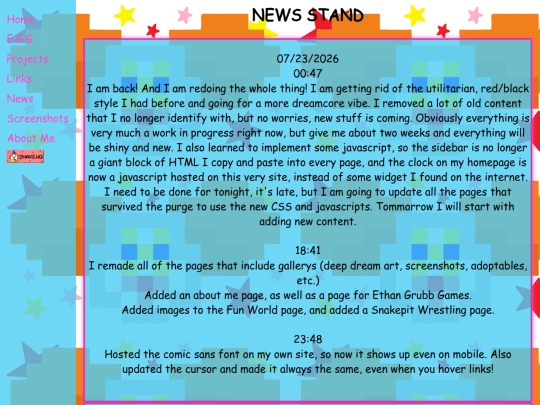 sitenews screenshot