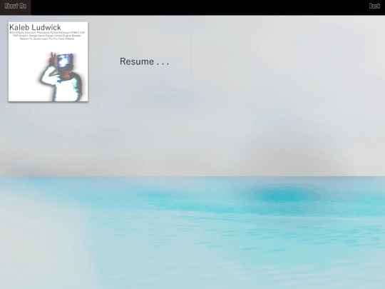 aboutme screenshot