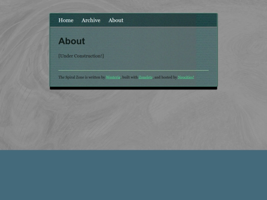 blog/about screenshot