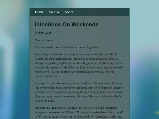 blog/posts/2023-09-24-Intentions-On-Weekends screenshot