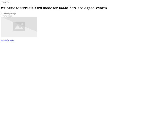 ryders web screenshot
