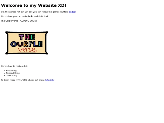 Homepage screenshot