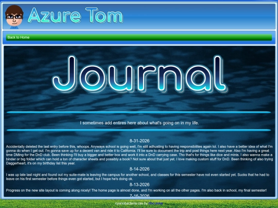 journal screenshot