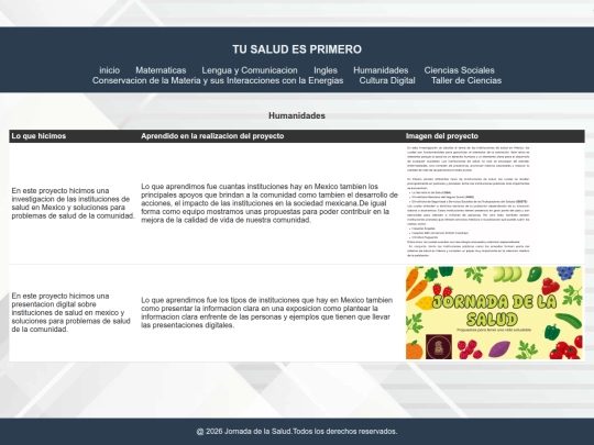 Humanidades screenshot