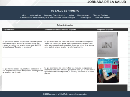 Taller de Ciencias screenshot