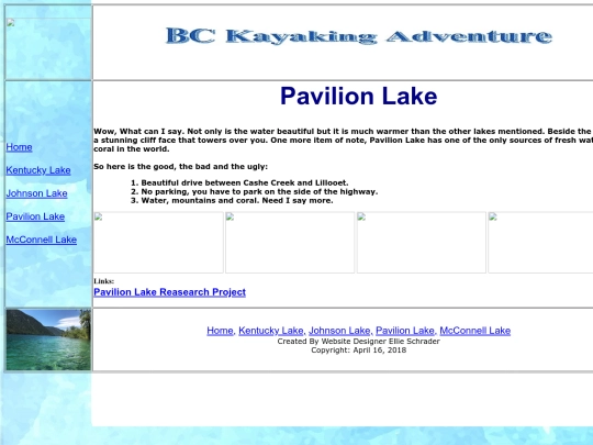 pavilion lake screenshot