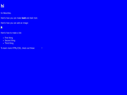 index screenshot