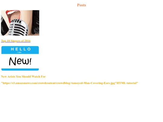 posts screenshot