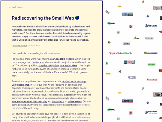 essays/the-small-web screenshot