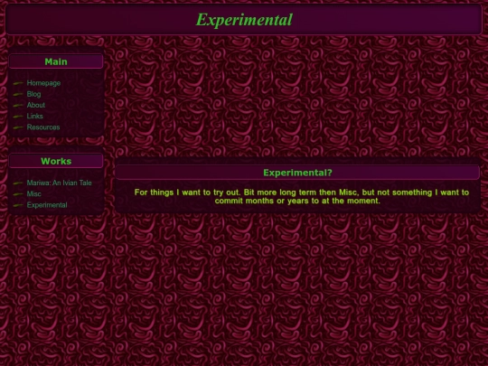 Obras/ExperimentalPortal screenshot