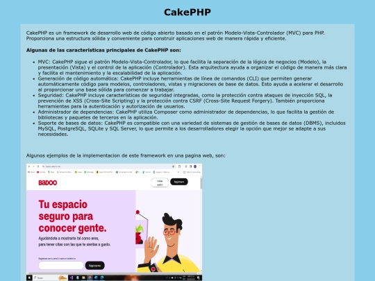 act11/cakephp screenshot