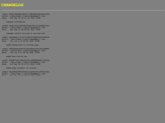 HTML/changelog screenshot