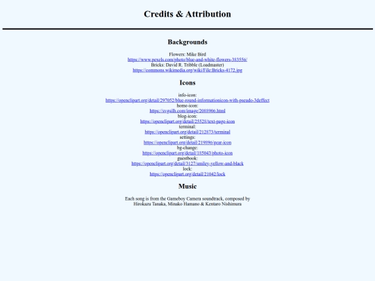 HTML/credit screenshot