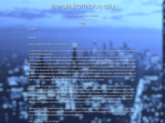 blog screenshot