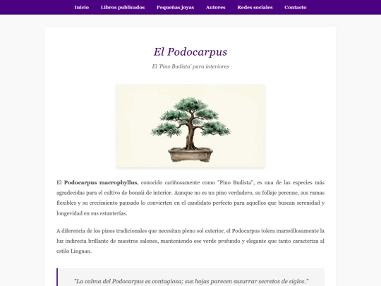 extras/podocarpus-pino-budista screenshot