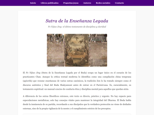joyas/sept2/sutra-ensenanza-legada screenshot