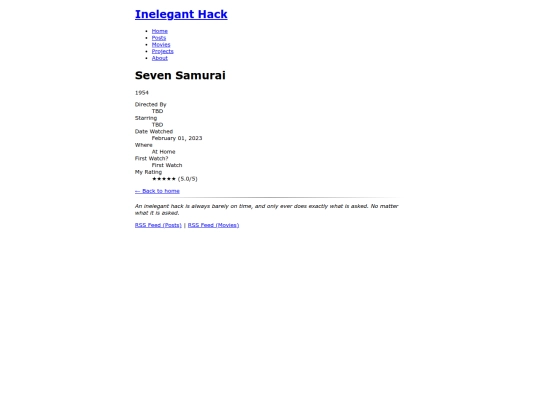 movies/seven-samurai-1954 screenshot