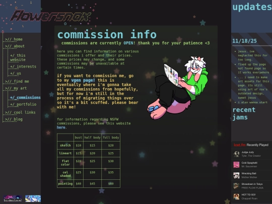 art/comms screenshot
