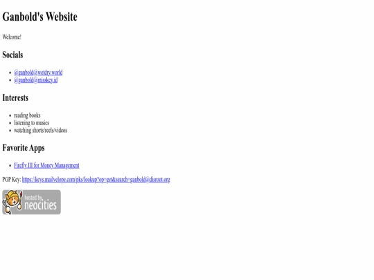 index screenshot