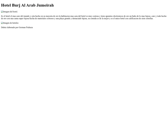 Hotel Burj Al Arab Jumeirah screenshot
