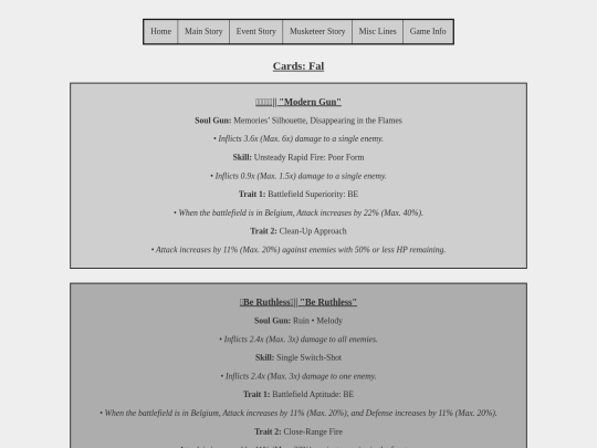 Card Info/falcardpage screenshot