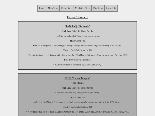 Card Info/tabatierecardpage screenshot