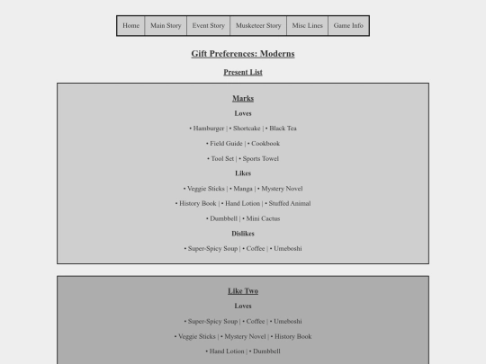 Misc Lines/giftpreferencesm screenshot