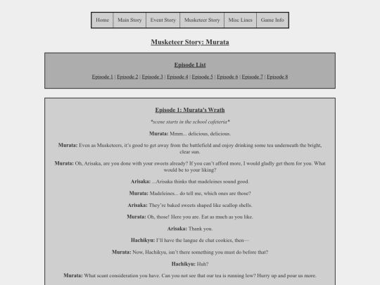 Musketeer Stories/muratastory screenshot