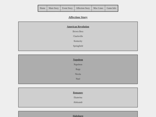 affectionstory screenshot