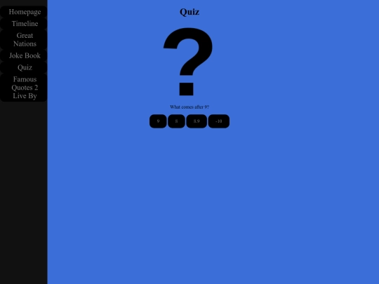 Quiz9 screenshot