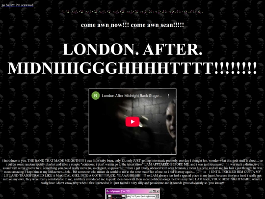 music/londonaftermidnight screenshot
