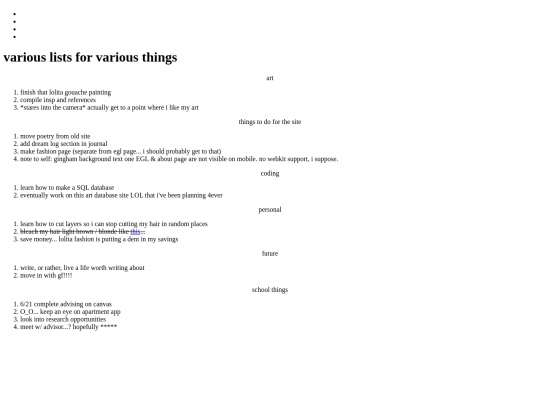 site/data/to-do screenshot