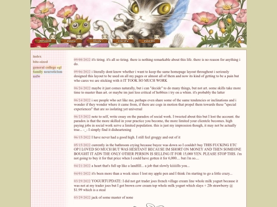 site/personal/blog/bitesize screenshot