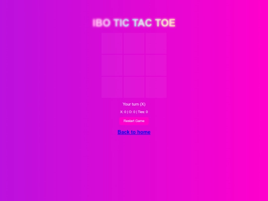 tictactoe screenshot