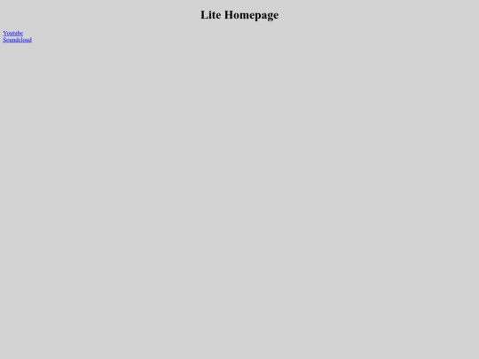 liteHomePage screenshot
