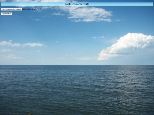 weather screenshot