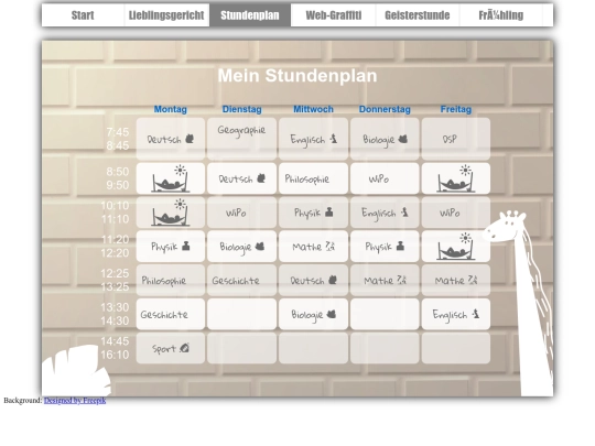 stundenplan screenshot