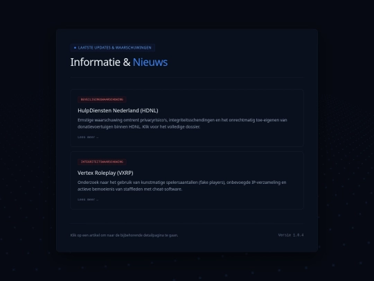 news screenshot