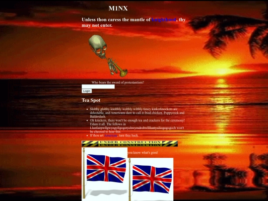 British screenshot