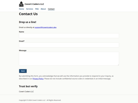 contact screenshot