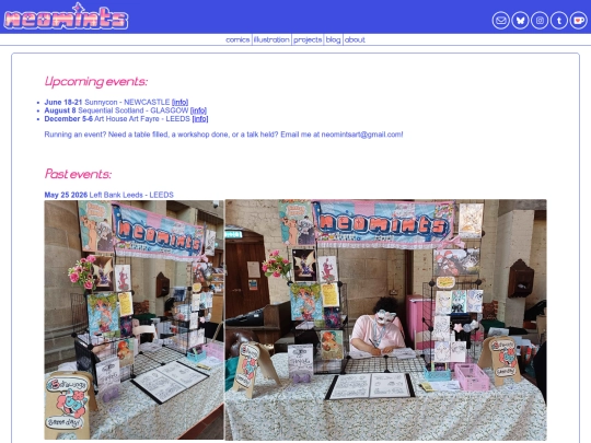 events screenshot