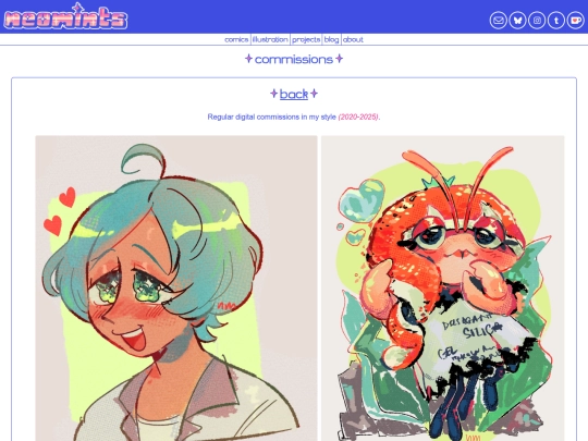 illustration/commissions/regular screenshot