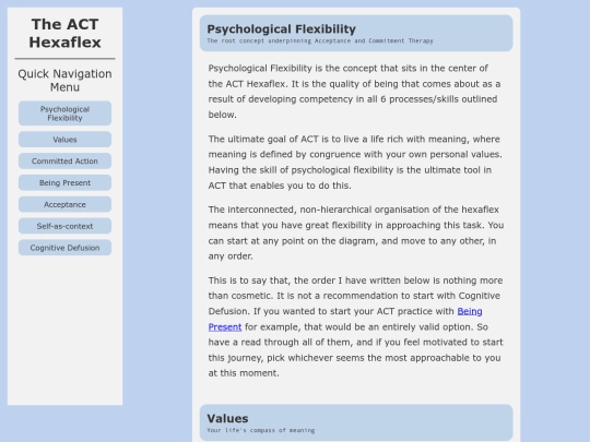 actglossary screenshot