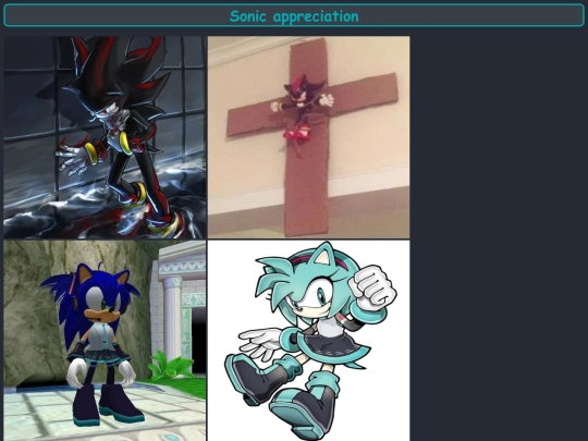 sonic_appreciation screenshot