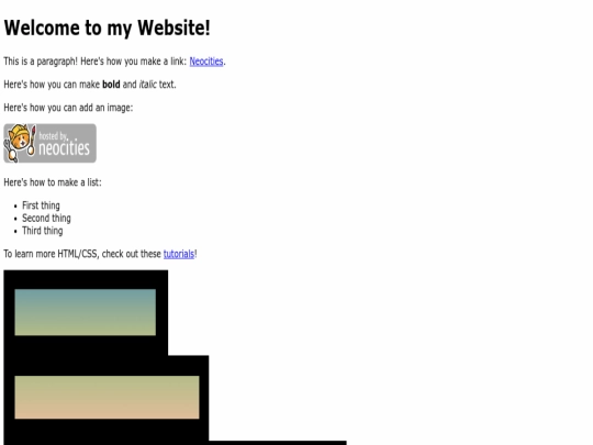 index screenshot