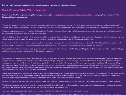 writing/snapshot screenshot