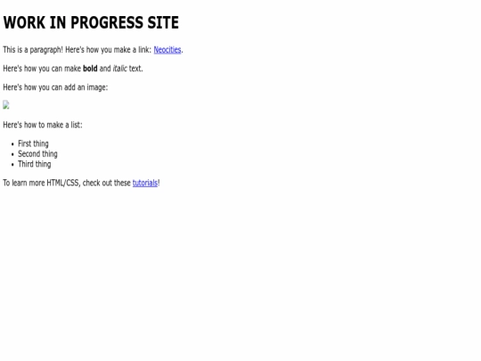index screenshot