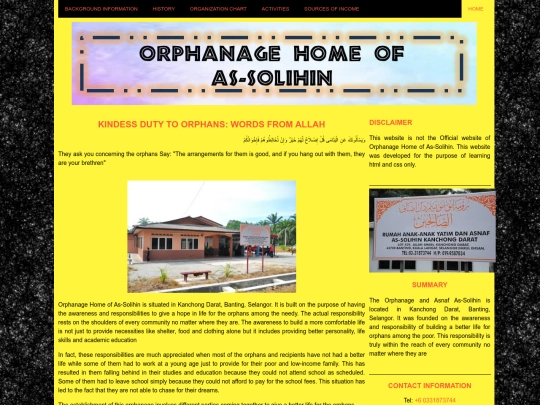 background-information screenshot