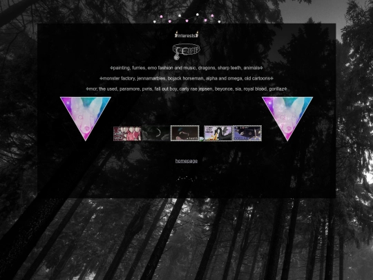 interests screenshot