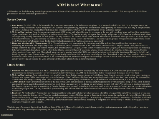 arm-recs screenshot